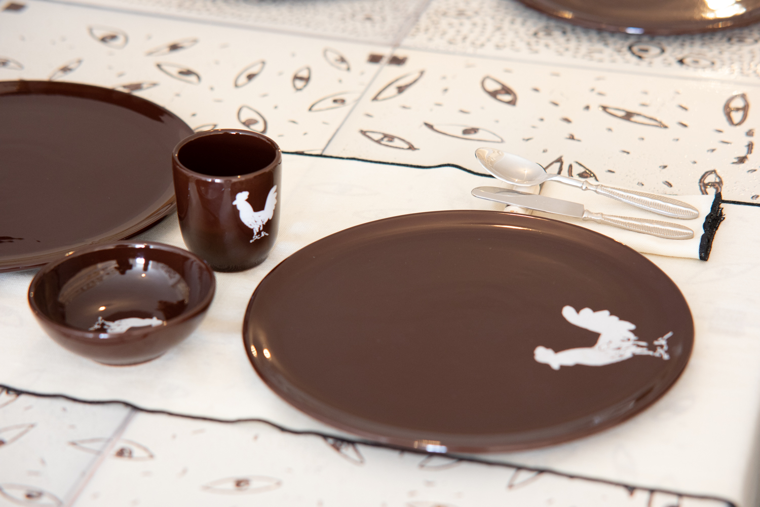 Set da tavola serie galli design by Kiasmo