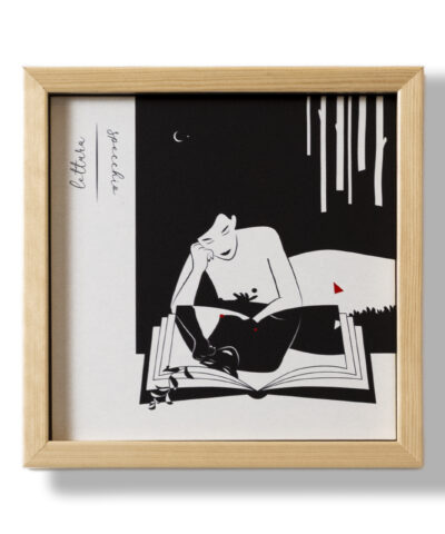 Lettura / Specchio - cornice naturale