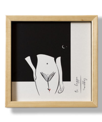 Ti leggo / Leggimi - cornice naturale