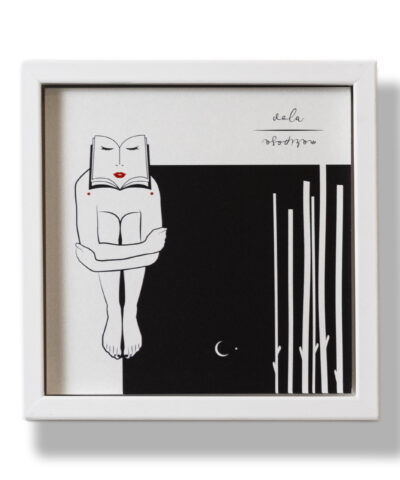 Vola / Mariposa - cornice bianca