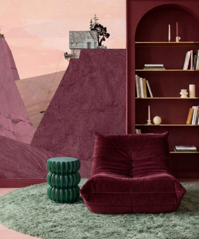 Among the high peaks_burgundy